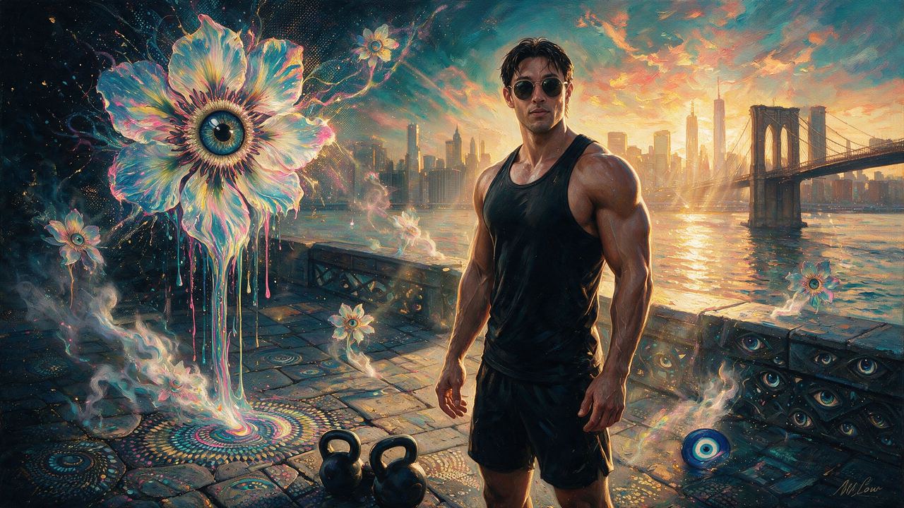 coachpaui, portrait painted by MLow: Sunrise Sets on the Piers