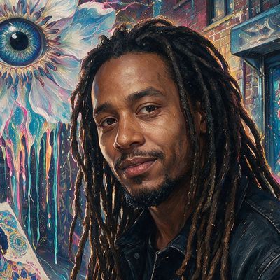 Cory Van Lew, painted by MLow as a New Yorker