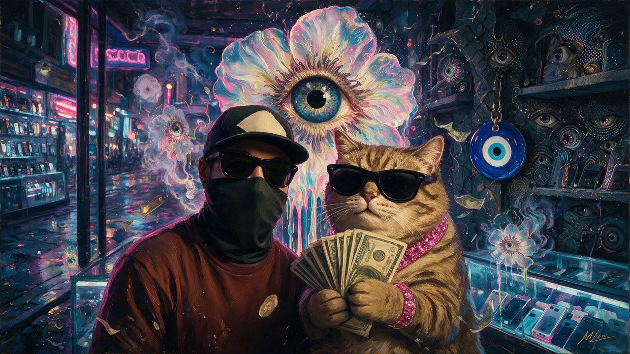 cryptozachla, portrait painted by MLow: Fanning It on Canal