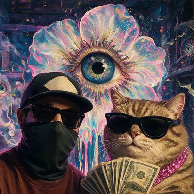 cryptozachla, portrait painted by MLow: Fanning It on Canal