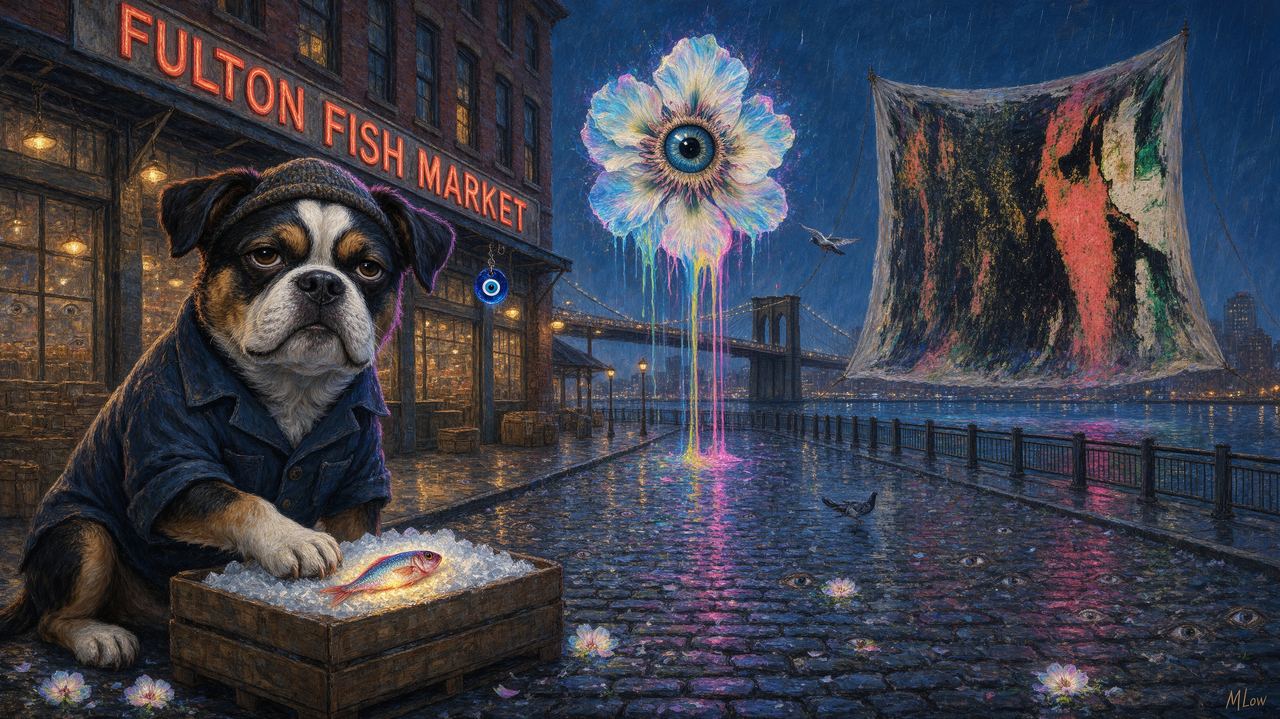 cydr, portrait by MLow: Rare Fish on South Street