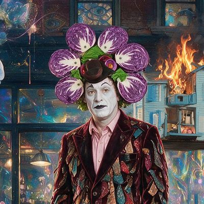 David Henry Nobody Jr, painted by MLow as a New Yorker