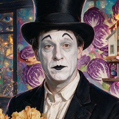 David Henry Nobody Jr, portrait painted by MLow: Red Carpet on Ludlow