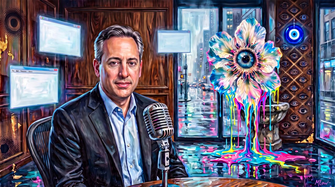 David Sacks, portrait painted by MLow: The Studio on Madison Avenue