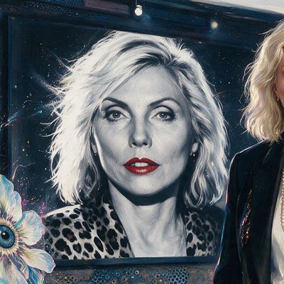 Debbie Harry, painted by MLow as a New Yorker