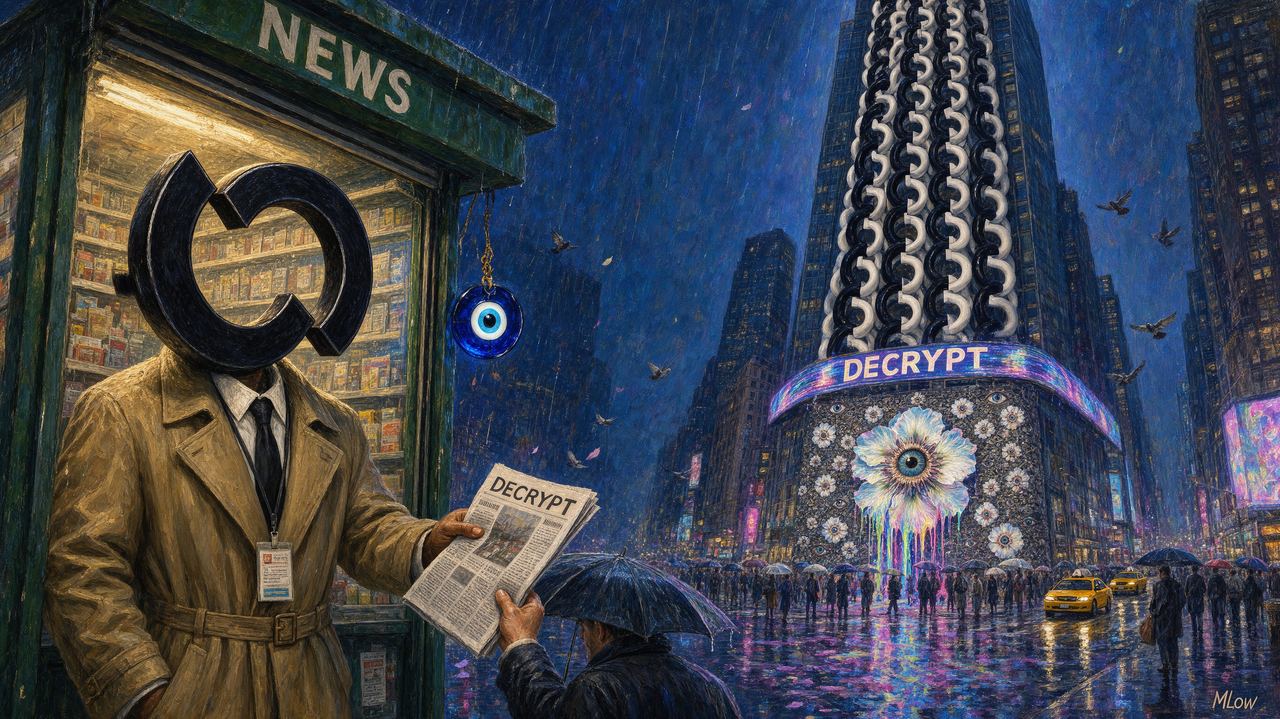 Decrypt, portrait by MLow: Breaking at One Times Square