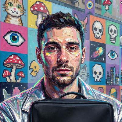 Dom Hofmann, painted by MLow as a New Yorker