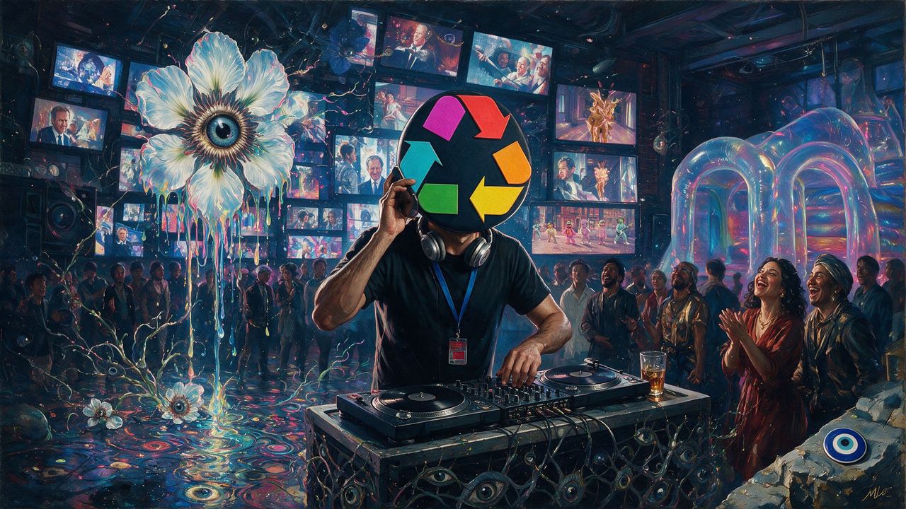 Eclectic Method, portrait painted by MLow: Everything Comes Back Around