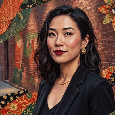 Emily Xie, painted by MLow as a New Yorker