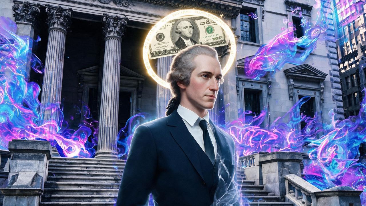 Alexander Hamilton, portrait painted by MLow
