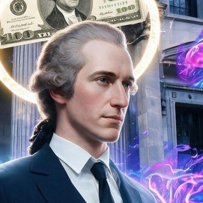 Alexander Hamilton, painted by MLow as a New Yorker