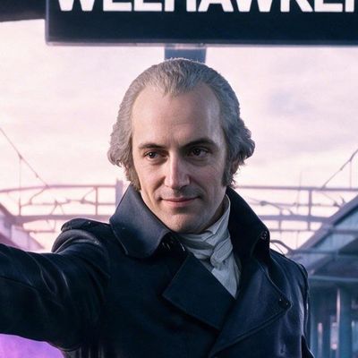 Aaron Burr, painted by MLow as a New Yorker