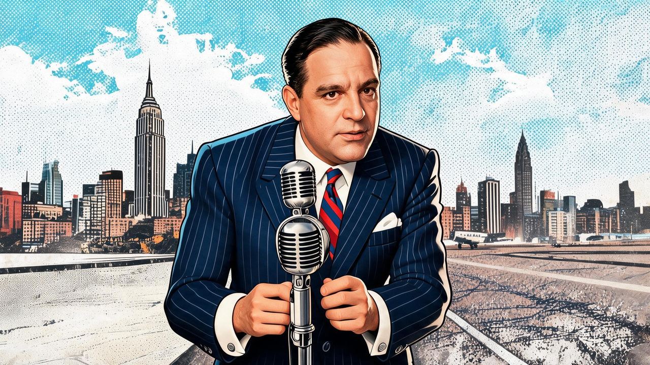 Fiorello La Guardia, portrait painted by MLow