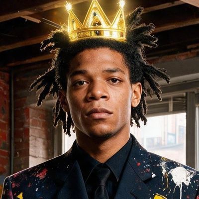 Jean-Michel Basquiat, painted by MLow as a New Yorker