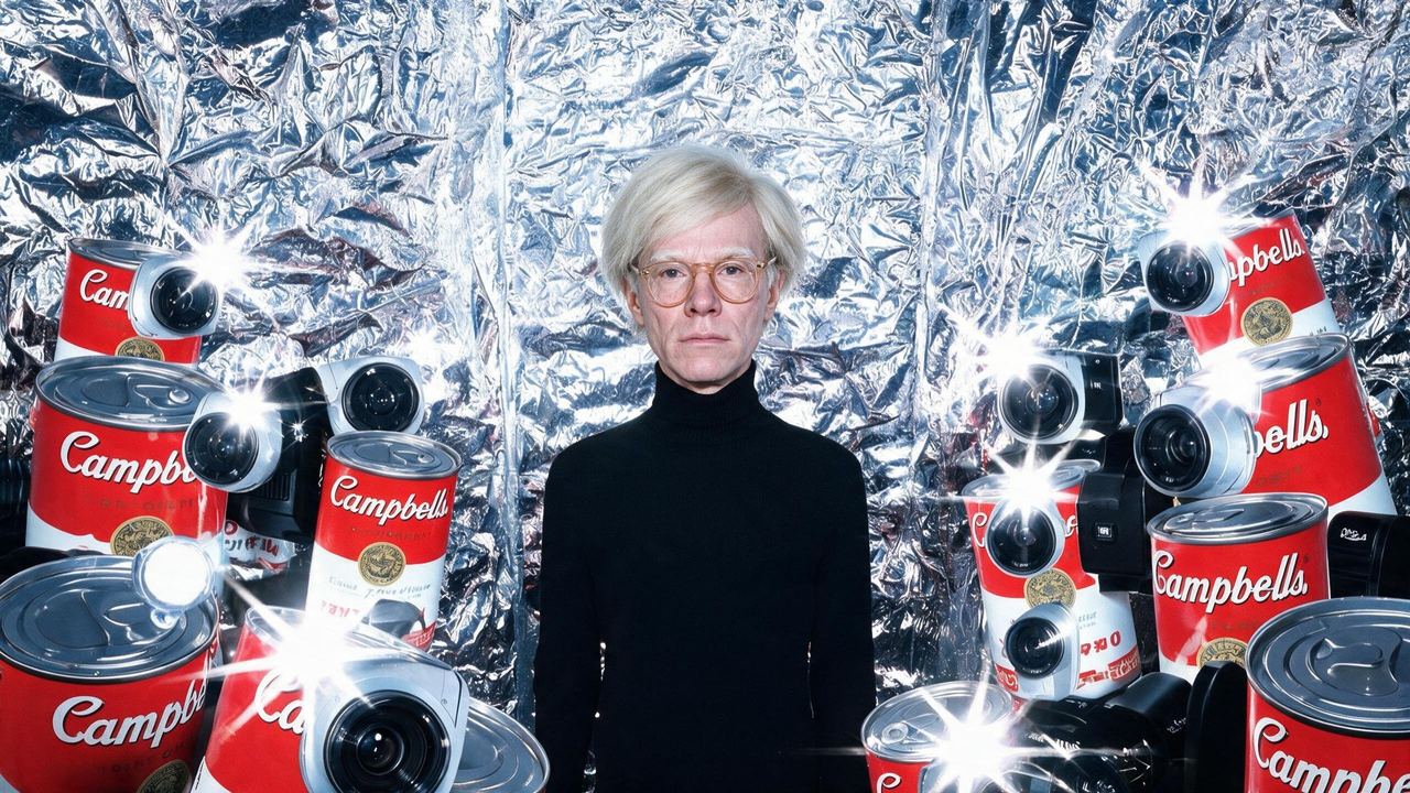 Andy Warhol, portrait painted by MLow