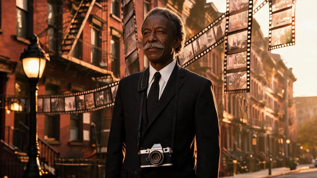 Gordon Parks, portrait painted by MLow