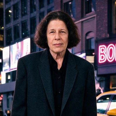 Fran Lebowitz, painted by MLow as a New Yorker