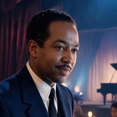 Langston Hughes, painted by MLow as a New Yorker