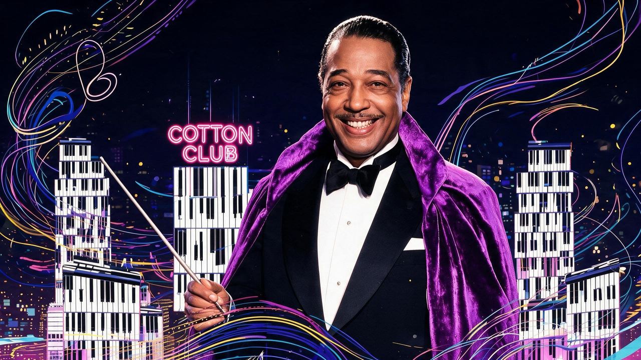 Duke Ellington, portrait painted by MLow