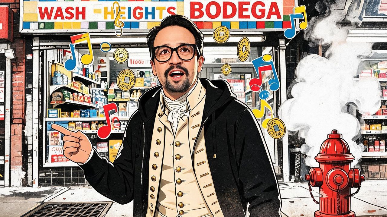 Lin-Manuel Miranda, portrait painted by MLow