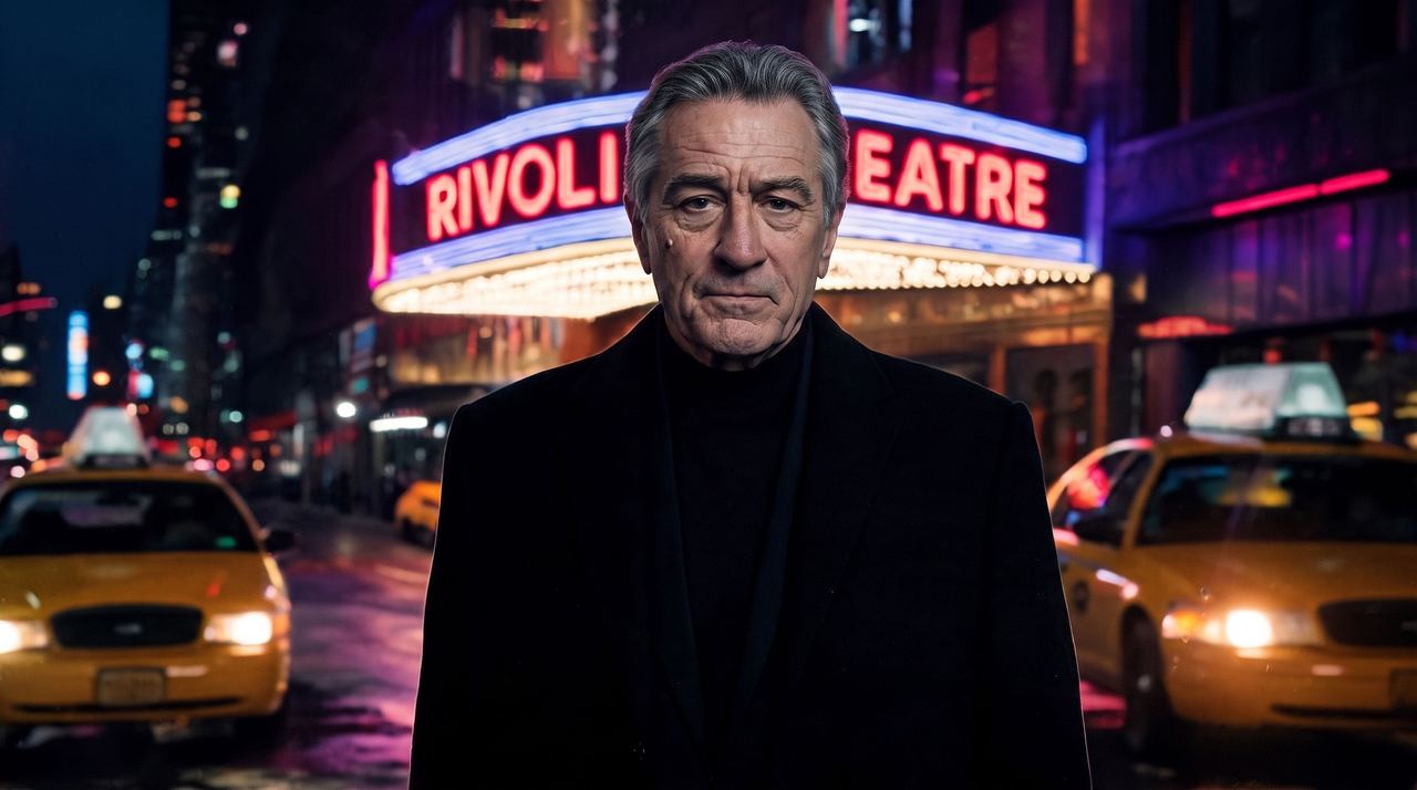 Robert De Niro, portrait painted by MLow