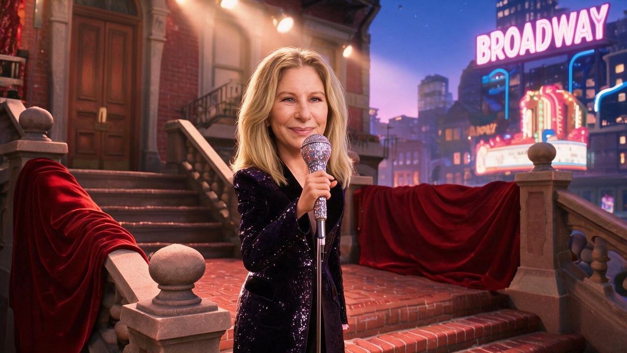 Barbra Streisand, portrait painted by MLow