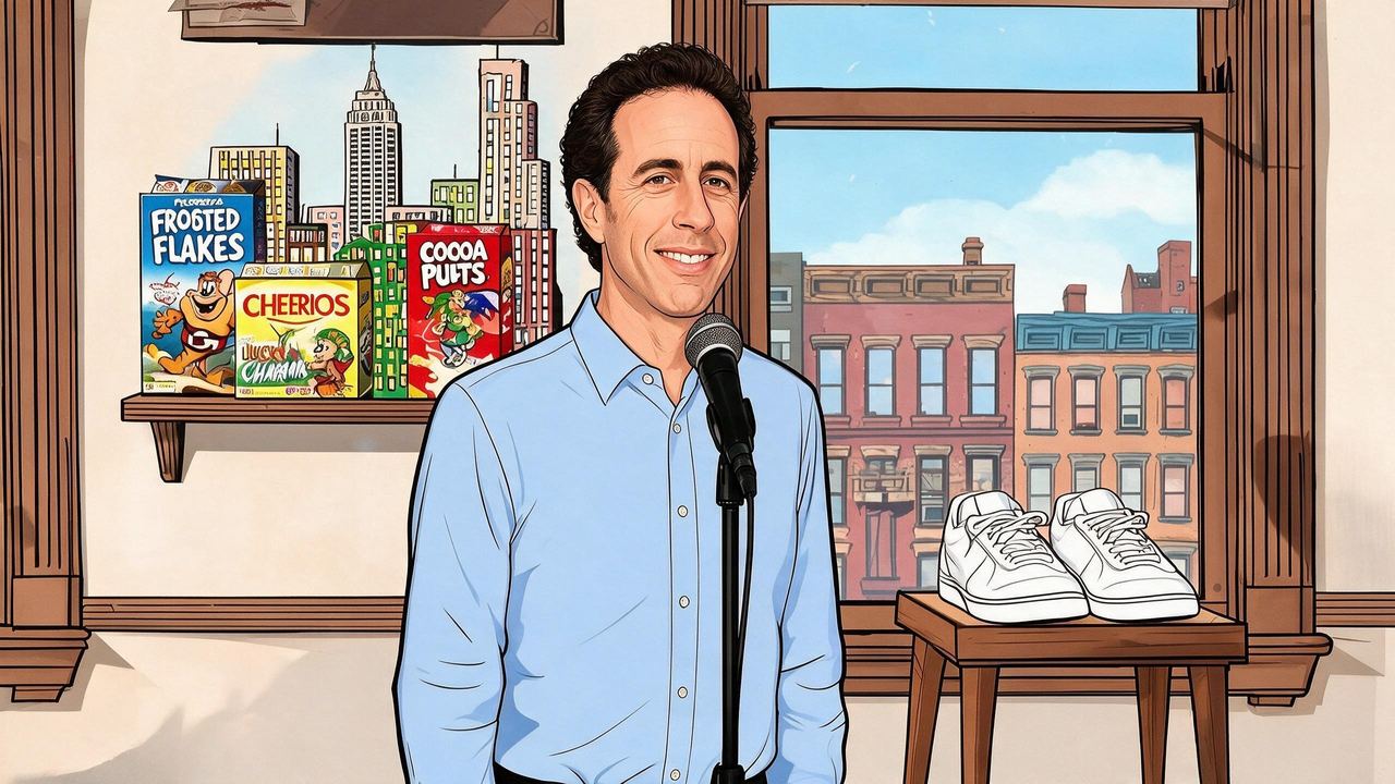 Jerry Seinfeld, portrait painted by MLow