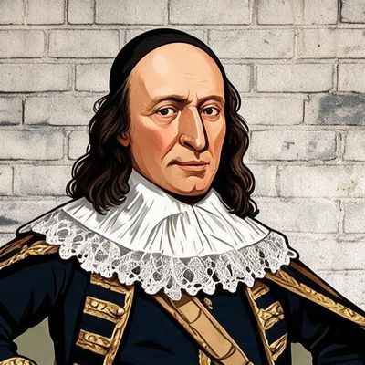 Peter Stuyvesant, painted by MLow as a New Yorker
