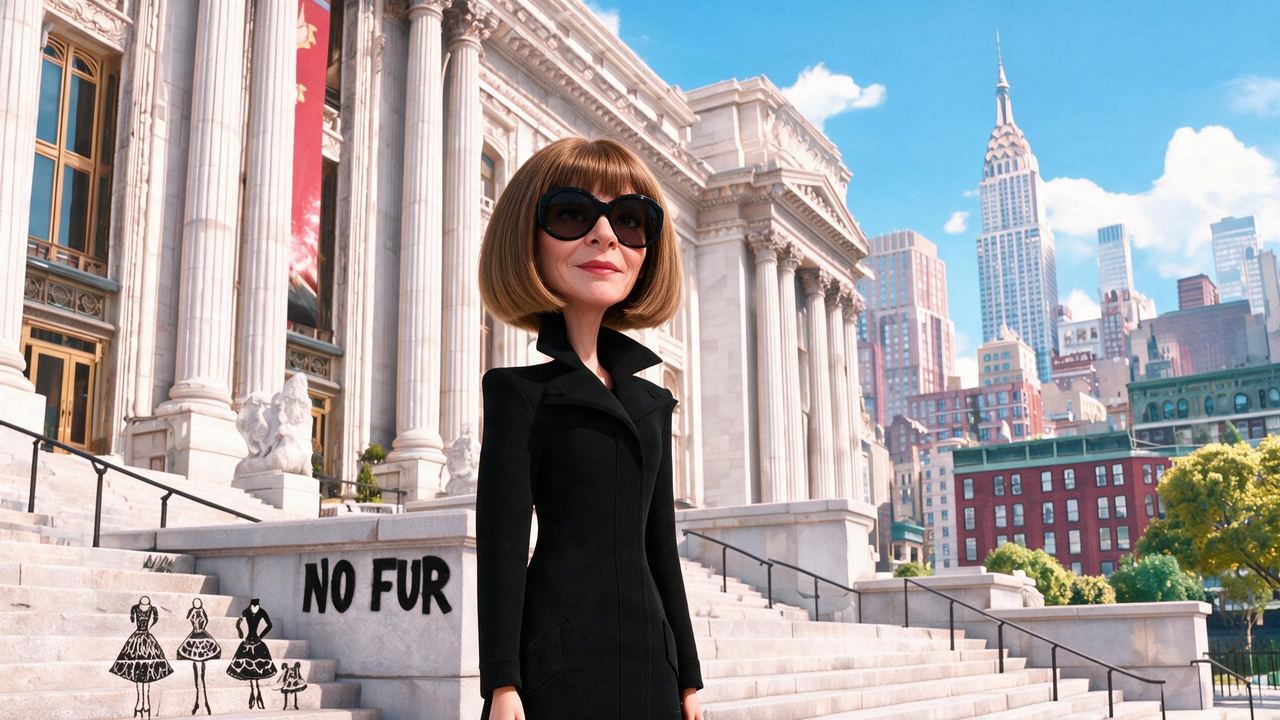 Anna Wintour, portrait painted by MLow