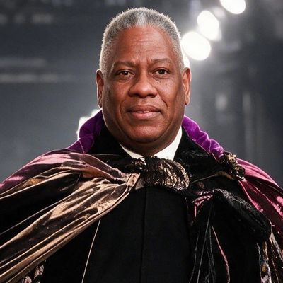 Andre Leon Talley, painted by MLow as a New Yorker