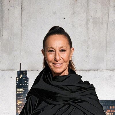 Donna Karan, painted by MLow as a New Yorker