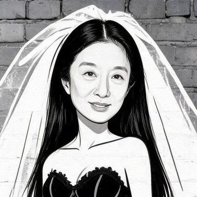 Vera Wang, painted by MLow as a New Yorker
