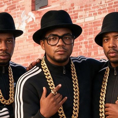 Run-DMC, painted by MLow as a New Yorker