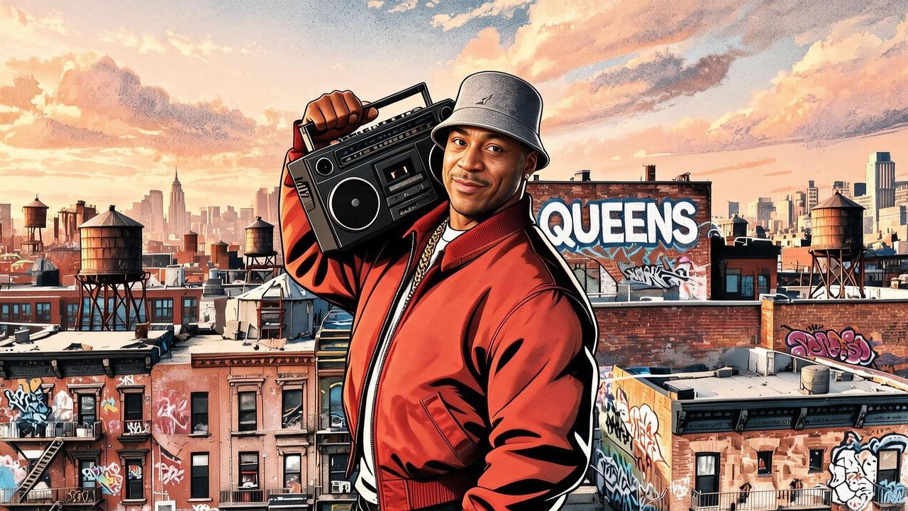 LL Cool J, portrait painted by MLow
