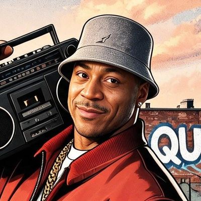LL Cool J, painted by MLow as a New Yorker