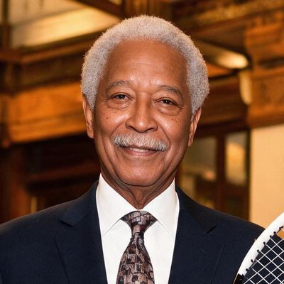 David Dinkins, painted by MLow as a New Yorker
