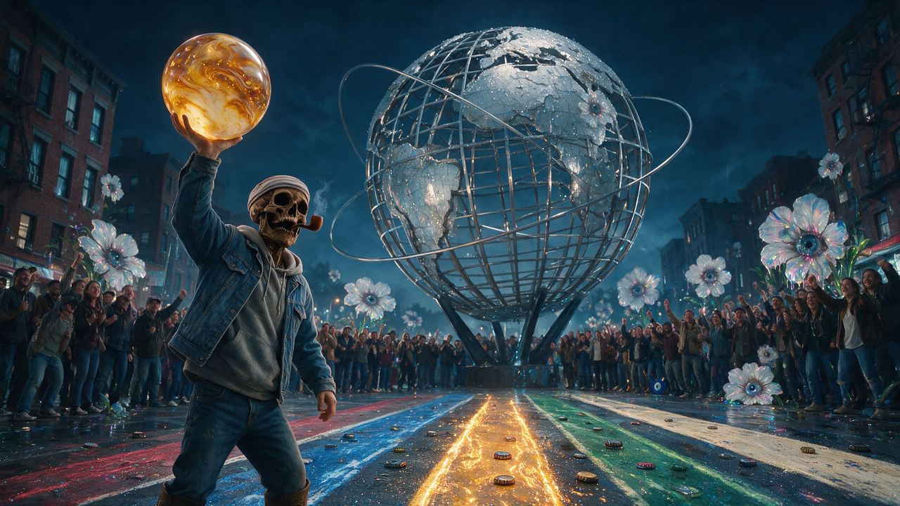 ForeTwenty, portrait painted by MLow: Blaze It Held High at the Unisphere
