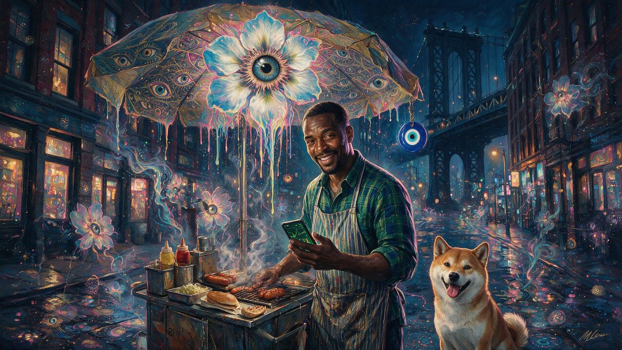 fxcxc, portrait painted by MLow: Hot Dogs Under the Bridge