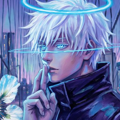 Gasp, portrait painted by MLow: Halo over the Bridge