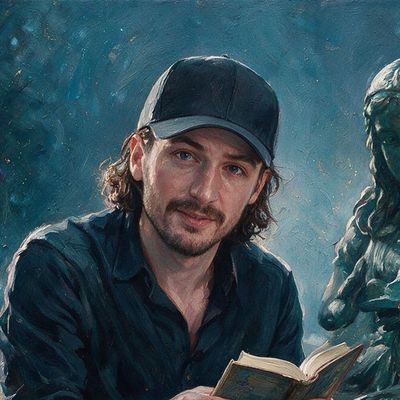 Gigi, portrait painted by MLow: Lessons for the White Rabbit