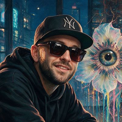 Gramatik, painted by MLow as a New Yorker