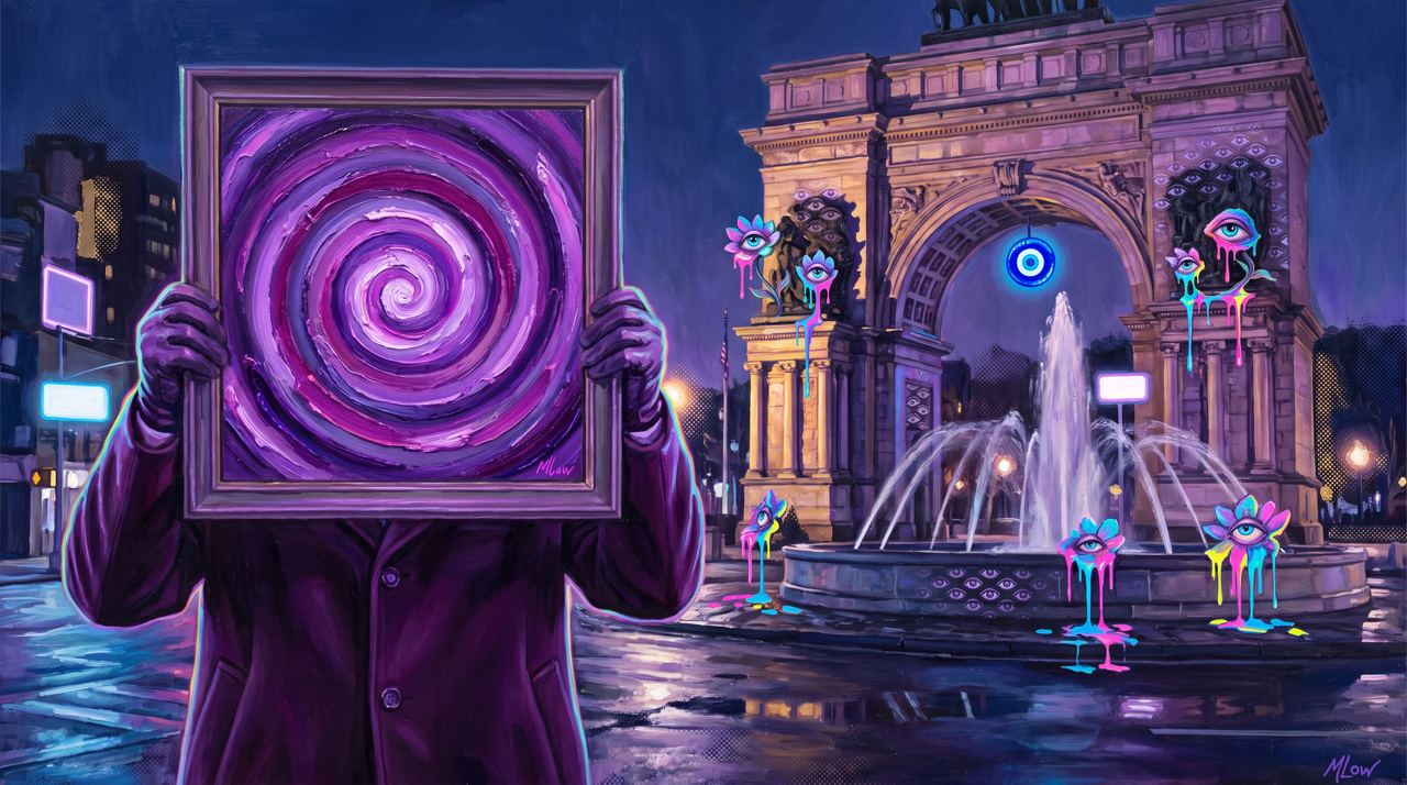 habwa, portrait painted by MLow: The Spiral at Grand Army Plaza