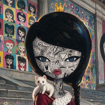 Hackatao, painted by MLow as a New Yorker