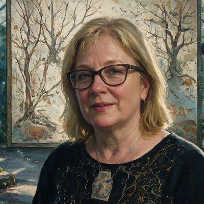 Helena Sarin, painted by MLow as a New Yorker