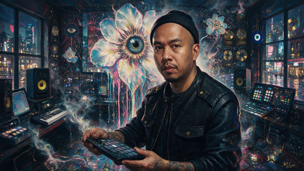 Illmind, portrait painted by MLow: Pads Lit