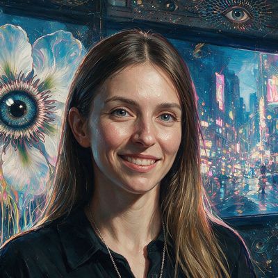 Ivona Tau, painted by MLow as a New Yorker