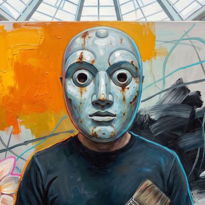 JCode, portrait painted by MLow: The Stone Mask on the Spiral