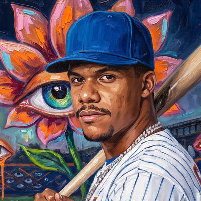 Juan Soto, portrait painted by MLow: The Shuffle Under the 7