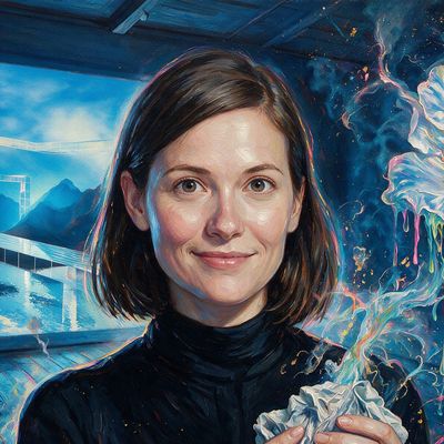 Kelani Nichole, painted by MLow as a New Yorker