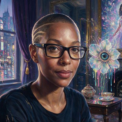 Lady Phe0nix, painted by MLow as a New Yorker
